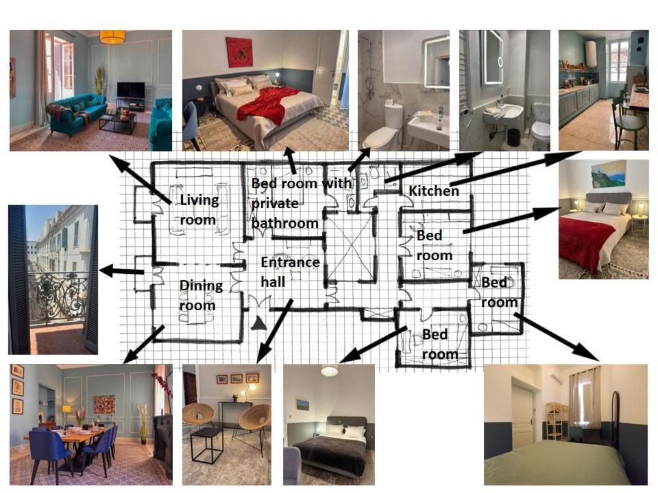 Private In Authentic In Old Town Of Tunis, Near Medina Privatunterkunft Tunis